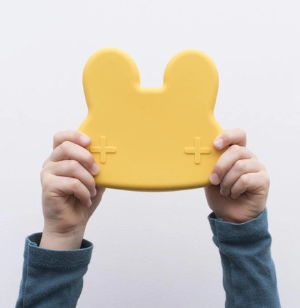 Zamykany silikonowy pojemnik Króliczek We Might Be Tiny - Minty Green