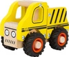 Drewniany żółty samochód ciężarowy 11096-Small Foot, little cars