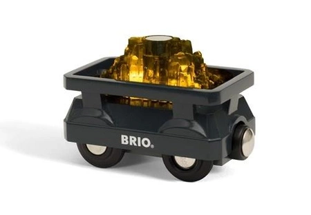 BRIO World Świecący Wagon ze Złotem