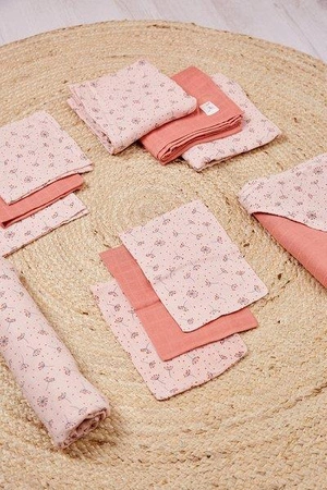 bébé-jou Otulacze bambusowo-muślinowe 70 x 70cm (3 szt.) Wish Pink 3051060