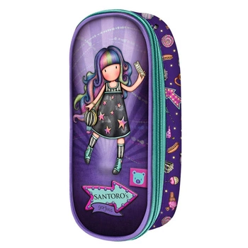 Piórnik na Suwak, Kosmetyczka - Gorjuss - Fairground - Up and Away