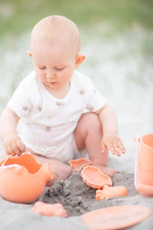 Opaska informacyjna Scrunch - Koralowy