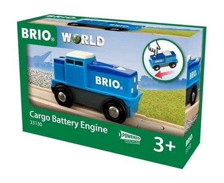 BRIO World Lokomotywa Cargo na Baterie