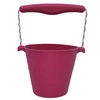 Składane wiaderko do wody i piasku Scrunch Bucket - Wiśniowy
