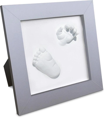 Ramka Deluxe z odciskiem 3D Happy Hands silver