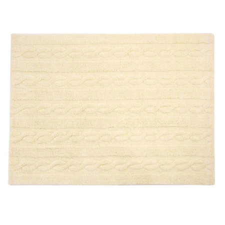 Dywan bawełniany Trenzas Soft Vanilla Small 80x120 cm Lorena Canals