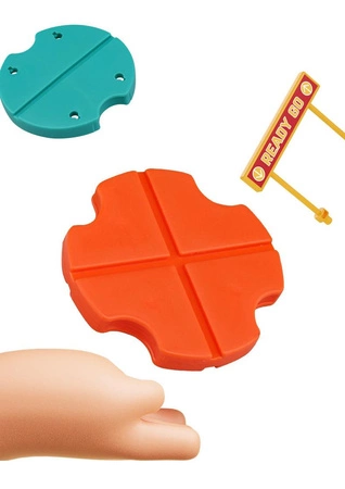 WOOPIE Interaktywny Tor Samochodowy Straż Pożarna Układanka + Elektryczne Auto 34 el.