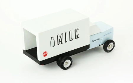 Candylab Samochód Drewniany Milk Truck