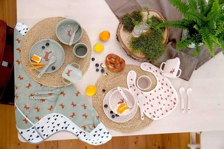 Lassig Komplet naczyń dla dzieci Little Forest Lisek