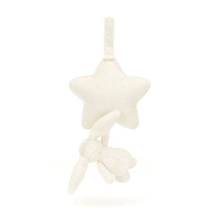 JellyCat - Króliczek z Gwiazdką i Pozytywką Kremowy 30 cm