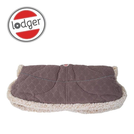 Lodger Polarowa mufka do wózka wrzosowa Fleece Mauve