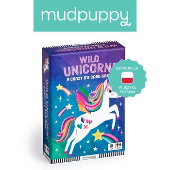 Mudpuppy Gra karciana Wild Unicorn! 4+
