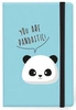 Notes A5 w twardej okładce z pandą 96k
