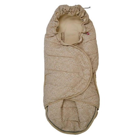 Lodger Wodoodporny zimowy śpiworek do wózka jasnobeżowy Taslon Birch