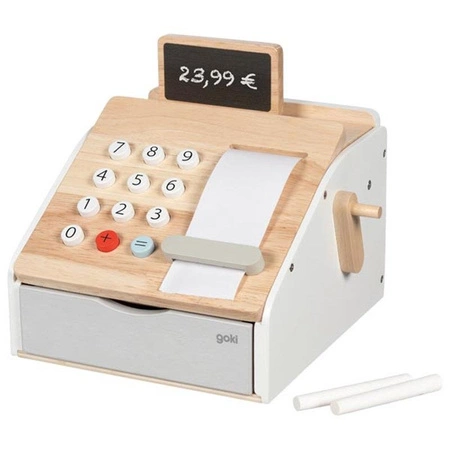 Kasa sklepowa drewniana z dzwoneczkiem 51481Goki