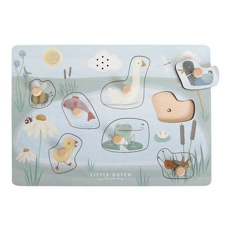 Little Dutch Puzzle dźwiękowe Little Goose FSC LD4763