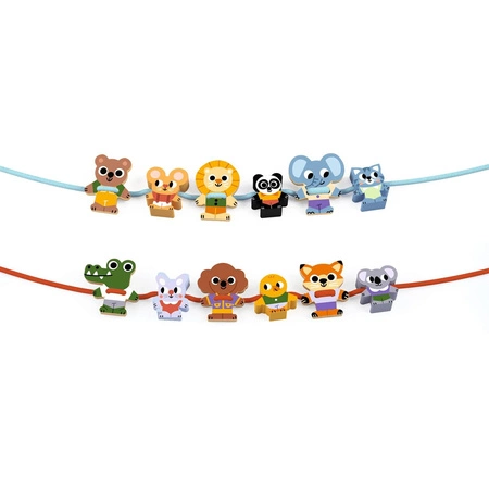 Nawlekanka drewniana PRZYJACIELE DJ06173