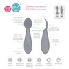 EZPZ Silikonowa łyżeczka Tiny Spoon 2 szt. szara