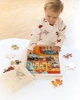 Drewniane puzzle w ramce Apli Kids - Miasto 4+