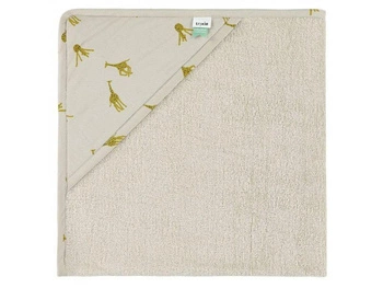 Groovy Giraffe ręcznik kąpielowy z kapturem  75 x - Trixie