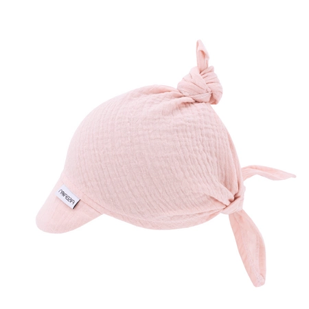 Chustka z daszkiem wiązana Cotton Muślin - Sepia Rose