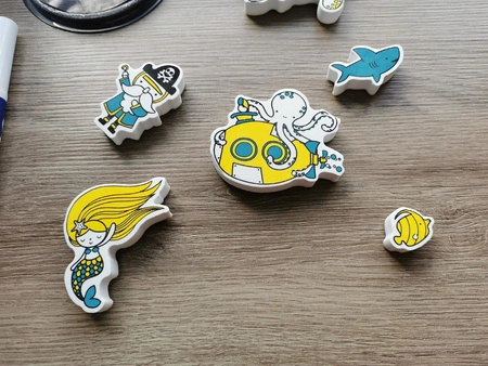 Stempelki z markerem Apli Kids - Ocean 3+