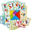 TOOKY TOY Drewniane Puzzle Tangram Układanka