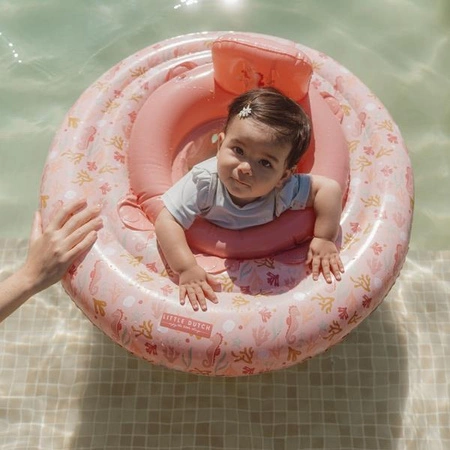 Little Dutch Kółko treningowe dla dzieci Pink Ocean Dreams