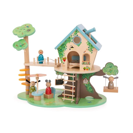 Domek na drzewie La Grande Famille - drewno 632437