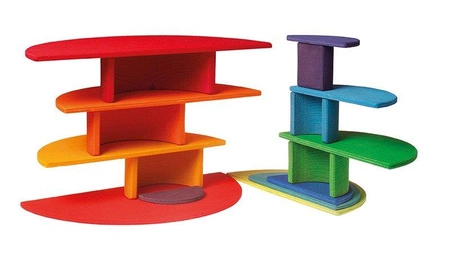 Półokręgi, 11-el., kolorowe, 2+, Grimm's