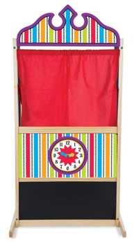 Teatrzyk kukiełkowy z drewna Deluxe 12530-Melissa & Doug, teatrzyki i akcesoria