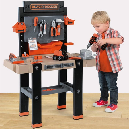 SMOBY Duży Warsztat Black & Decker Bricolo Ultimate + 95 Akcesoriów