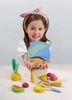 Drewniana deska z owocami tropikalnymi do krojenia, Tender Leaf Toys