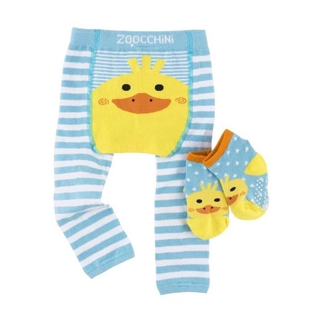 Zoocchini Legginsy i Skarpetki Kaczka 12-18M