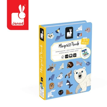 Magnetyczna układanka Zwierzęta polarne Magnetibook 3-8 lat, Janod