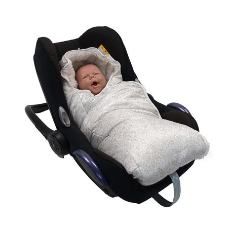 Lodger Wodoodporny wielofunkcyjny otulacz śpiworek z polarowym wnętrzem szary Taslon Drizzle