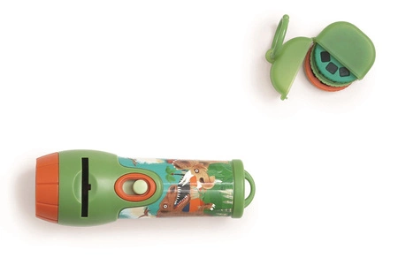 Scratch, Latarka/Projektor XL DINO z pojemnikiem na tarcze/ 24 obrazy