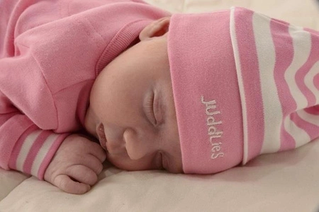 Juddlies Czapka Niemowlęca Greenery Stripe