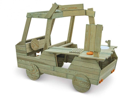 Outdoor drewniany Food Truck dla dzieci 10045 Erzi samochód kuchnia sklep