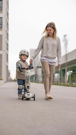 SCOOTANDRIDE Zestaw ochraniaczy dla dzieci XXS Ash