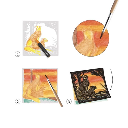 Zestaw artystyczny "POD ŚWIATŁO" DJ09348