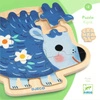 Drewniane puzzle w ramce JEŻ DJ01822