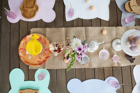 Silikonowa podkładka Króliczek We Might Be Tiny - Minty Green