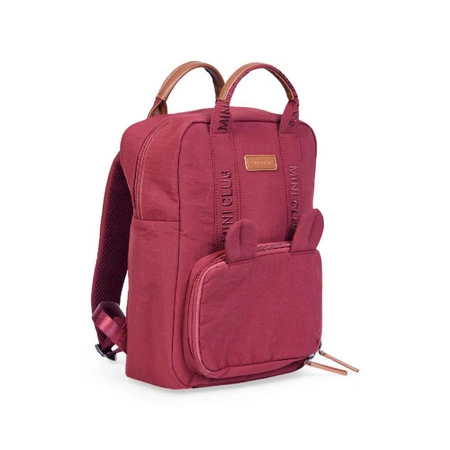 Childhome Plecak dziecięcy Mini Club Signature Urban Burgundy