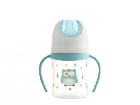 Kubek niekapek z ustnikiem sowa 4m+ 120ml LULABI