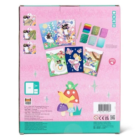 Tiger Tribe Zestaw Artystyczny z Folią - Wróżki
