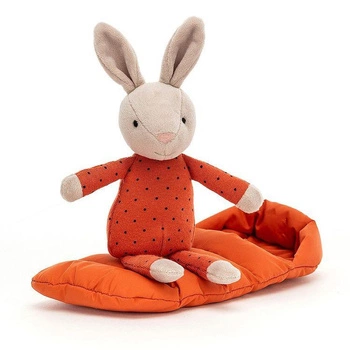 JellyCat Snuggler Królik w śpiworku  23cm