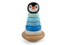Piramidka z pingwinkiem niebieska