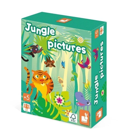 Gra pamięciowa Obrazki z dżungli, Janod