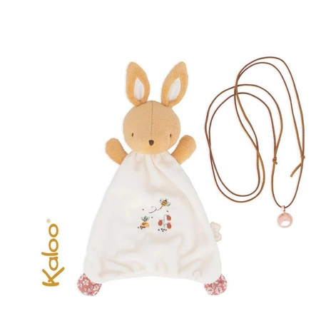 Kaloo Zestaw prezentowy 2 w 1 (komforter + naszyjnik dzwoneczek ciążowy Bola) Petites Chansons